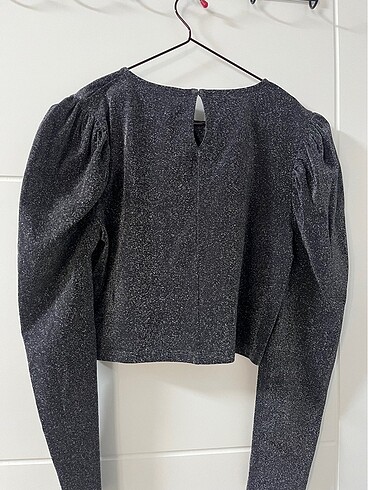 Simli kısa üst - Görsel 4