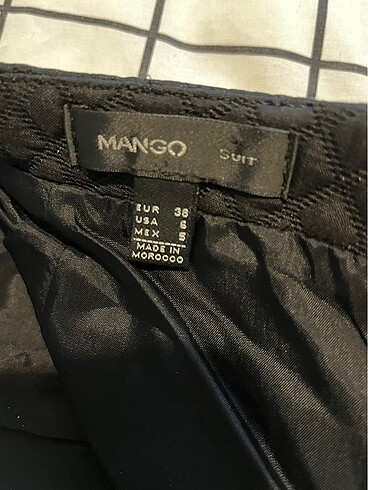 38 Beden siyah Renk Mango kalem etek