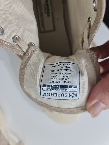 43 Beden Superga Bilekli Erkek Ayakkabı