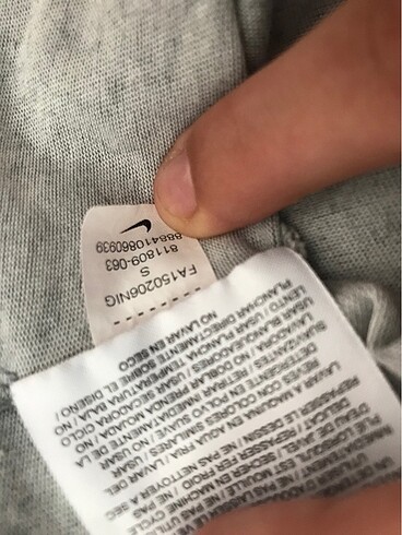 s Beden gri Renk Orijinal Nike oversize tişört Y2k