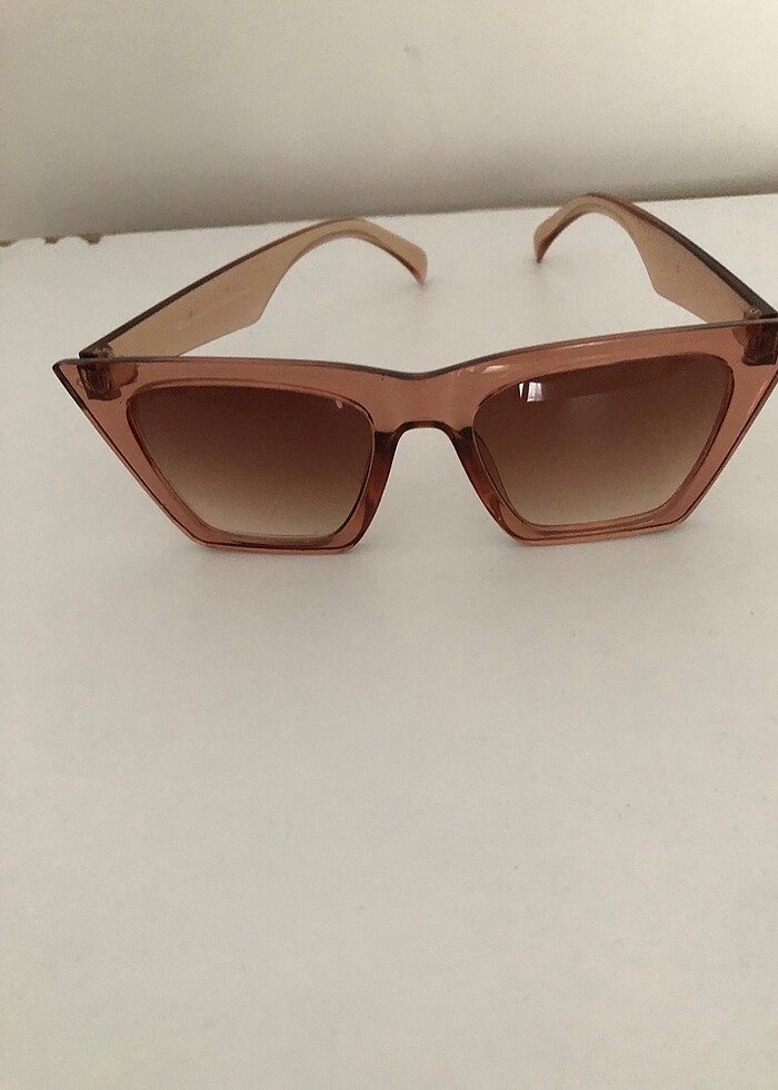 Açık kahverengi gözlük - Görsel 2