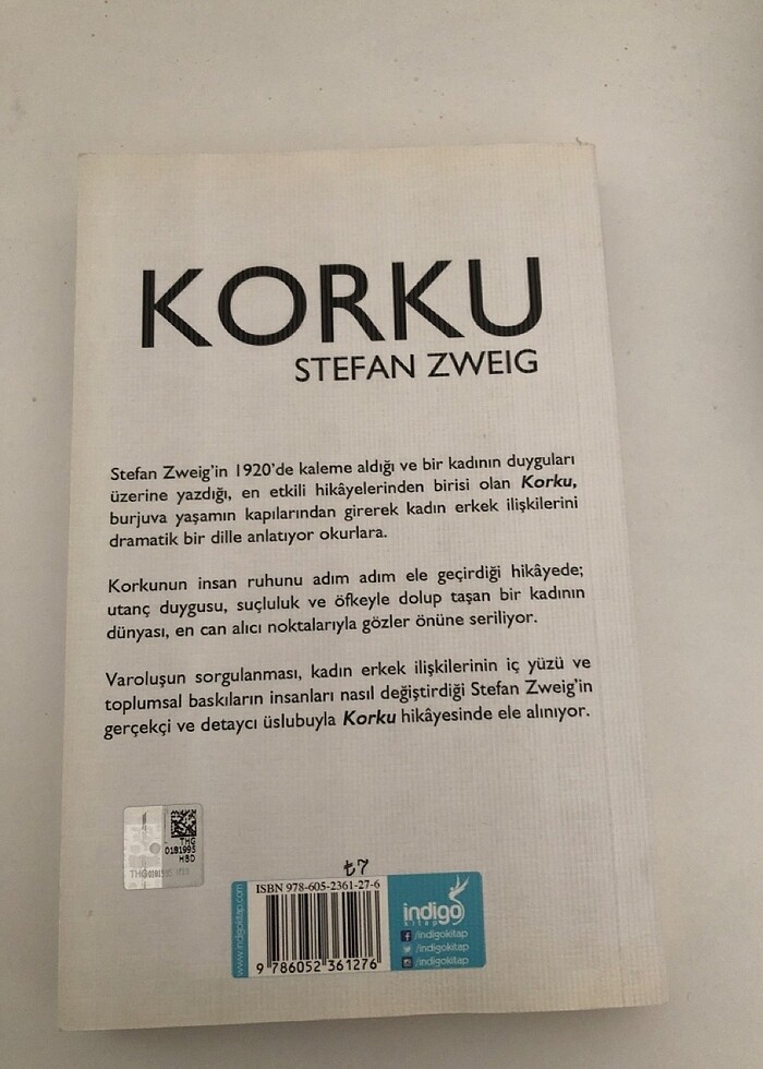 Stefan Zweig - Korku - Görsel 2