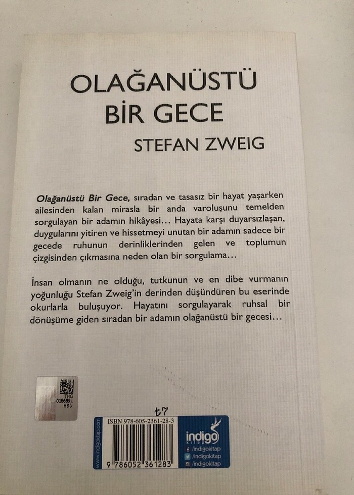 Stefan Zweig - Olağanüstü Bir Gece - Görsel 2