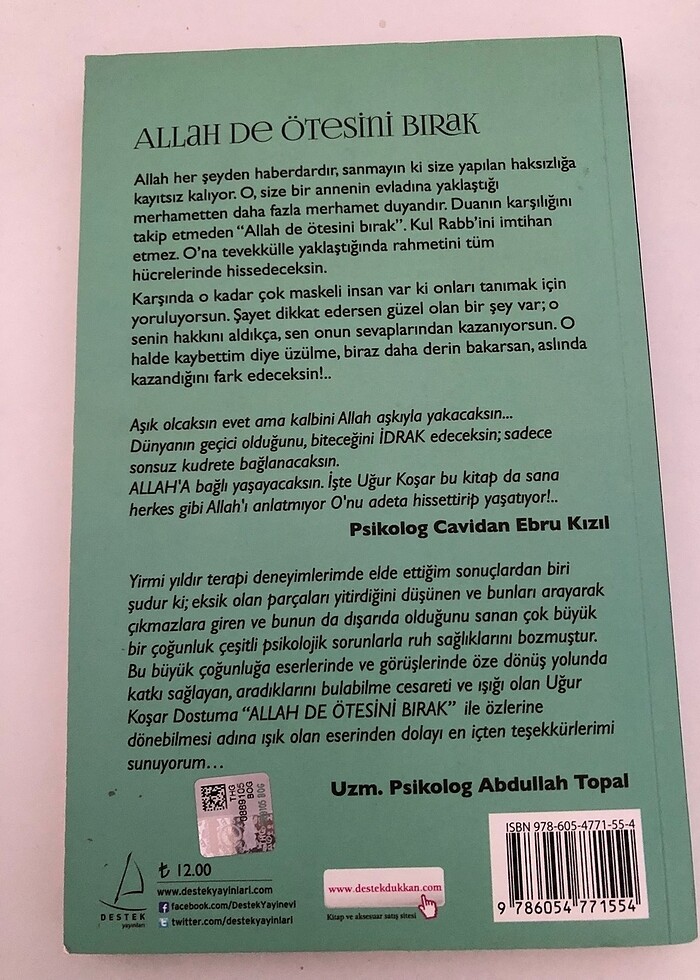 Allah De Ötesini Bırak -Uğur Koşar - Görsel 2