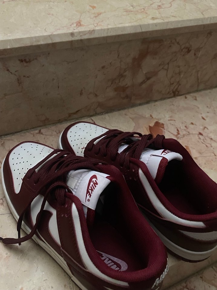 NİKE KADIN DUNK LOW BORDO AYAKKABI - Görsel 2