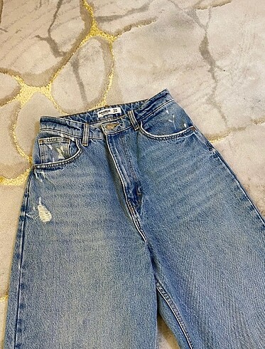 xs Beden mavi Renk Pull Bear Mavi Jean