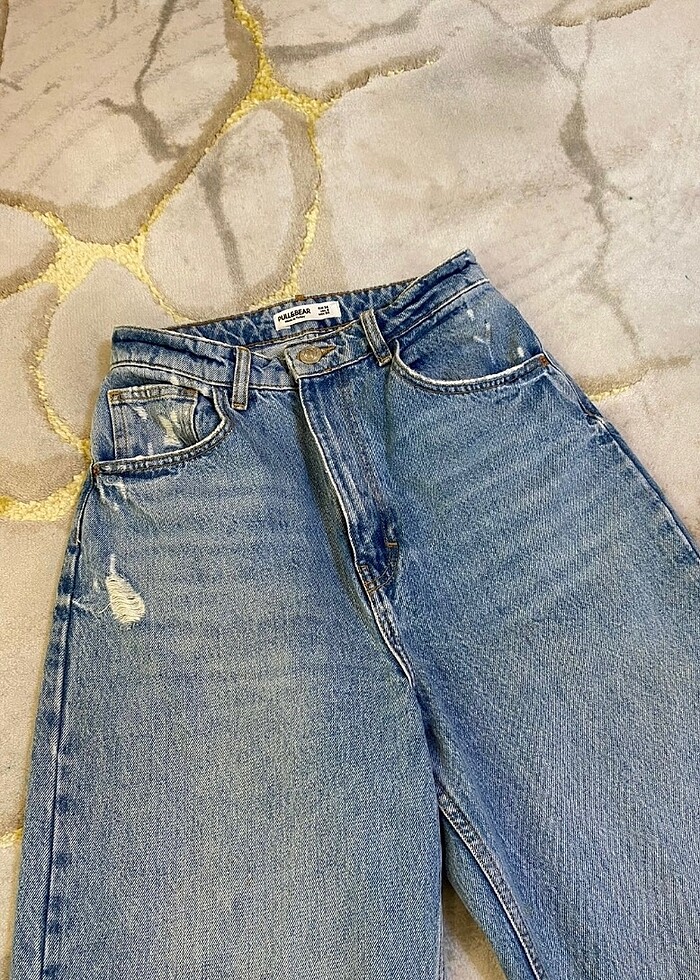 Pull Bear Mavi Jean - Görsel 4