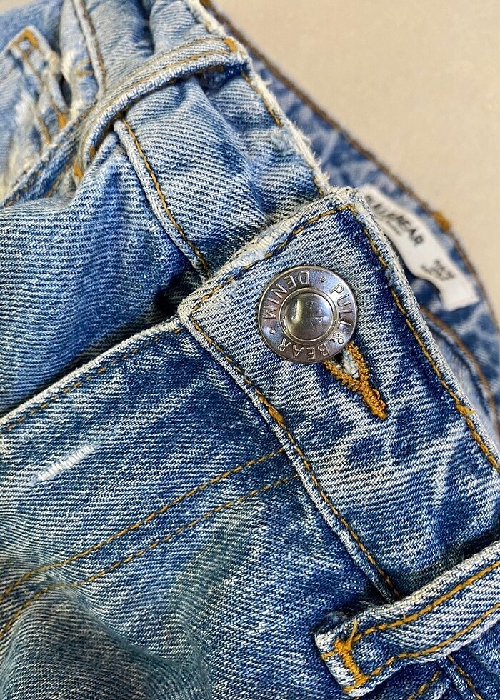 Pull Bear Mavi Jean - Görsel 2