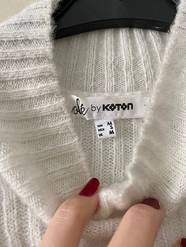 BEYAZ KOTON KAZAK - Görsel 3