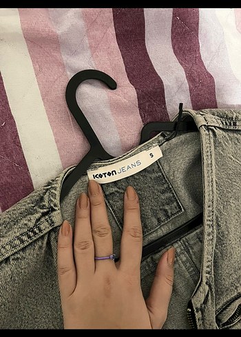 Gri erkek Denim Yelek - Görsel 2