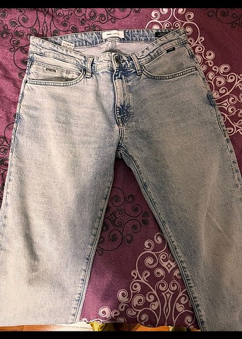 Mavi jeans  Düğmeli Geniş Kesim - Görsel 2