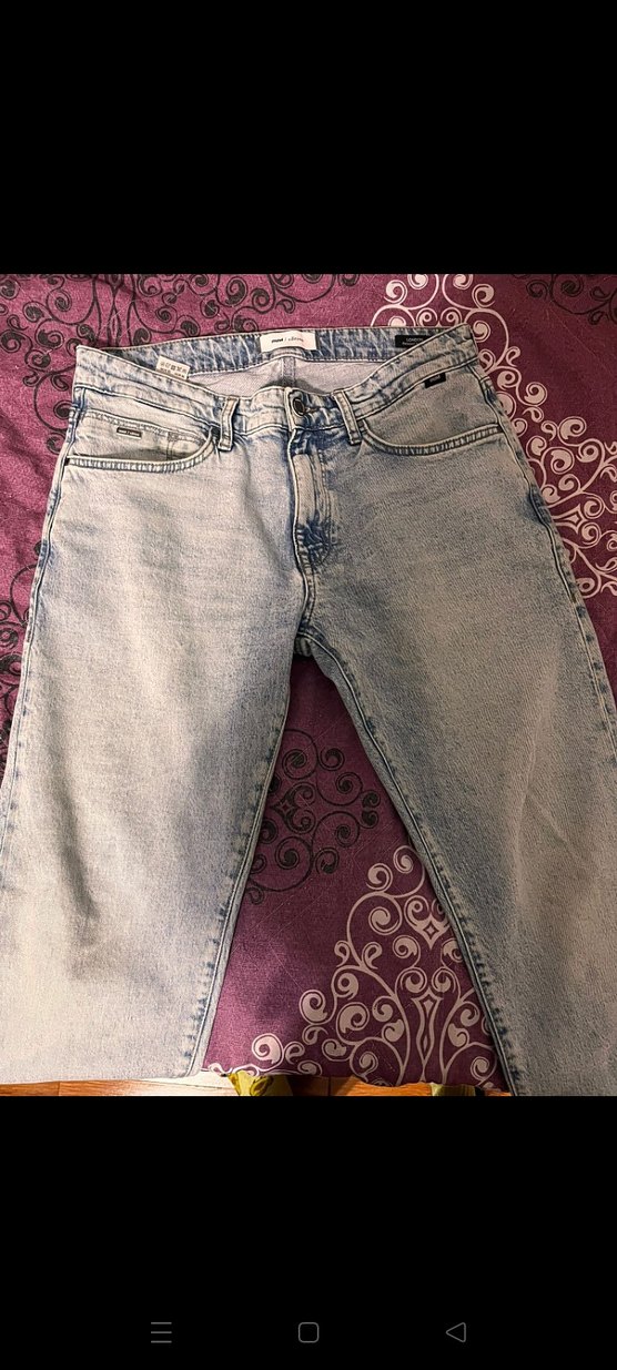 Mavi jeans  Düğmeli Geniş Kesim - Görsel 2