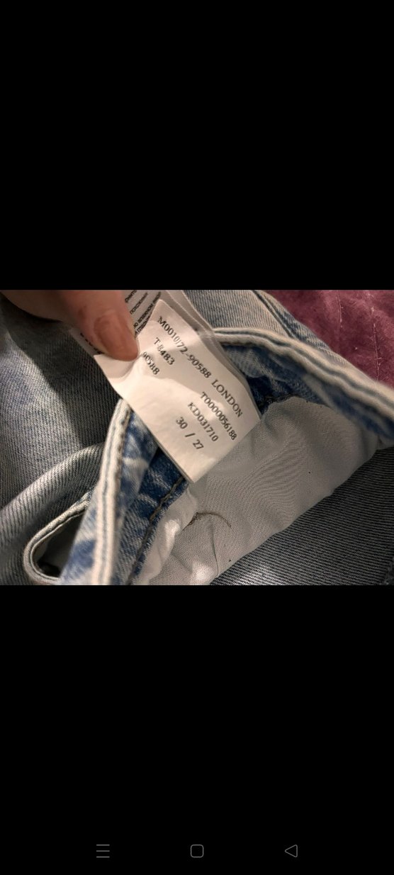 Mavi jeans  Düğmeli Geniş Kesim - Görsel 3