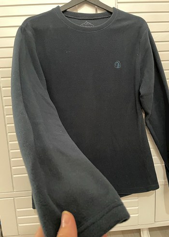 Koyu mavi Erkek Uzun Kollu Basic Sweatshirt - Görsel 2