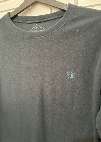 Koyu mavi Erkek Uzun Kollu Basic Sweatshirt - Görsel 3