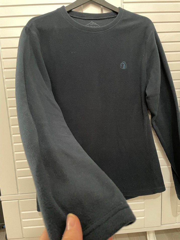 Koyu mavi Erkek Uzun Kollu Basic Sweatshirt - Görsel 2