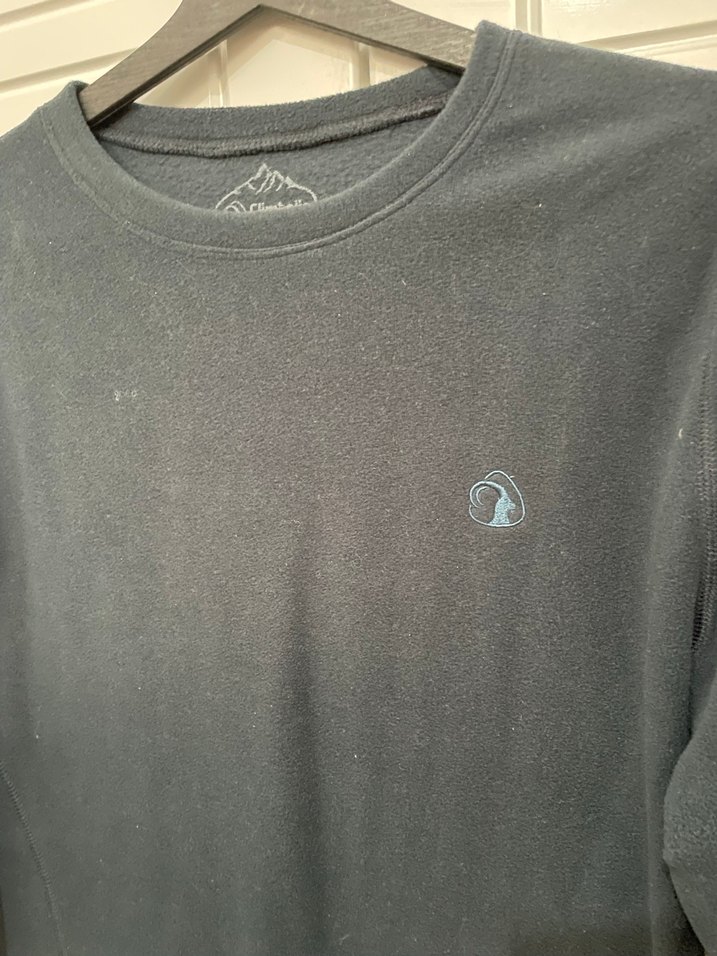 Koyu mavi Erkek Uzun Kollu Basic Sweatshirt - Görsel 3