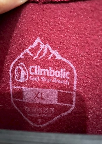 Bordo erkek Sweatshirt, Yuvarlak Yaka, Salaş - Görsel 4