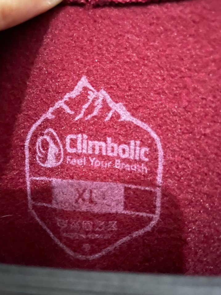 Bordo erkek  Sweatshirt, Yuvarlak Yaka, Salaş - Görsel 4