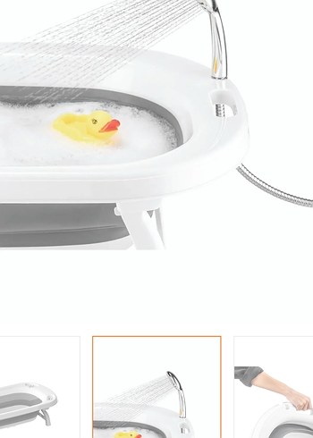 Katlanabilir Bebek Küveti Pratik Tasarım - Görsel 2