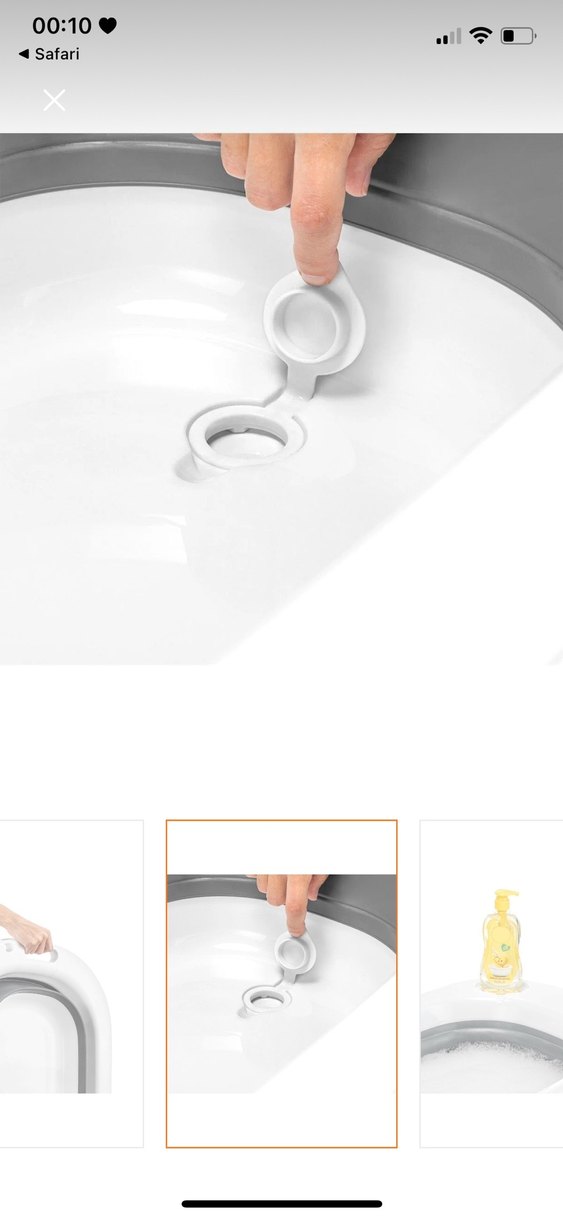 Katlanabilir Bebek Küveti Pratik Tasarım - Görsel 4