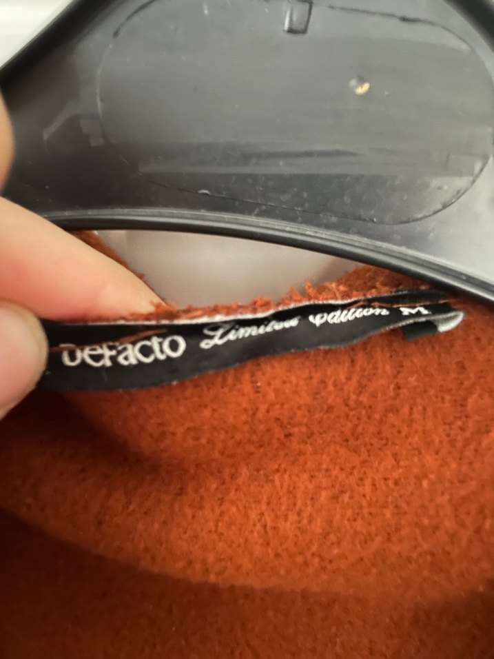 Kadın Kahverengi Uzun Dökümlü Kaban - Görsel 4