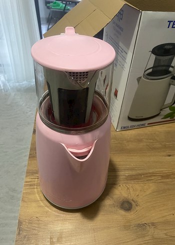 Pastel Pembe Karaca Çay Makinesi - Görsel 4