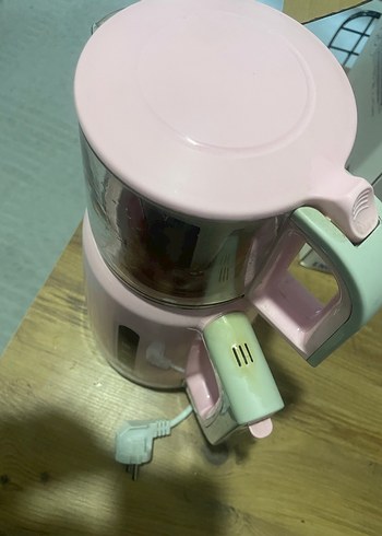 Pastel Pembe Karaca Çay Makinesi - Görsel 6