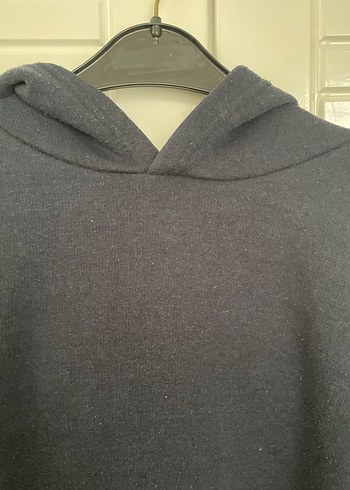 Lacivert kapşonlu sweet - Görsel 4