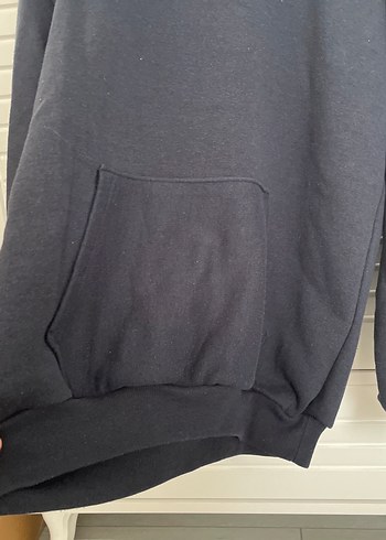 Lacivert kapşonlu sweet - Görsel 3