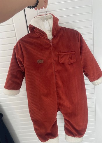 Kahverengi Kürklü Bebek Tulumu - Görsel 3