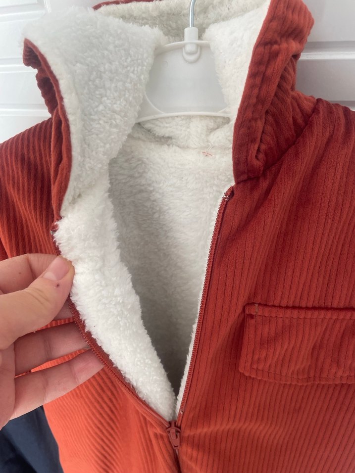 Kahverengi Kürklü Bebek Tulumu - Görsel 5