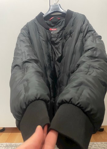 Siyah Fermuarlı Erkek Mont - Görsel 3