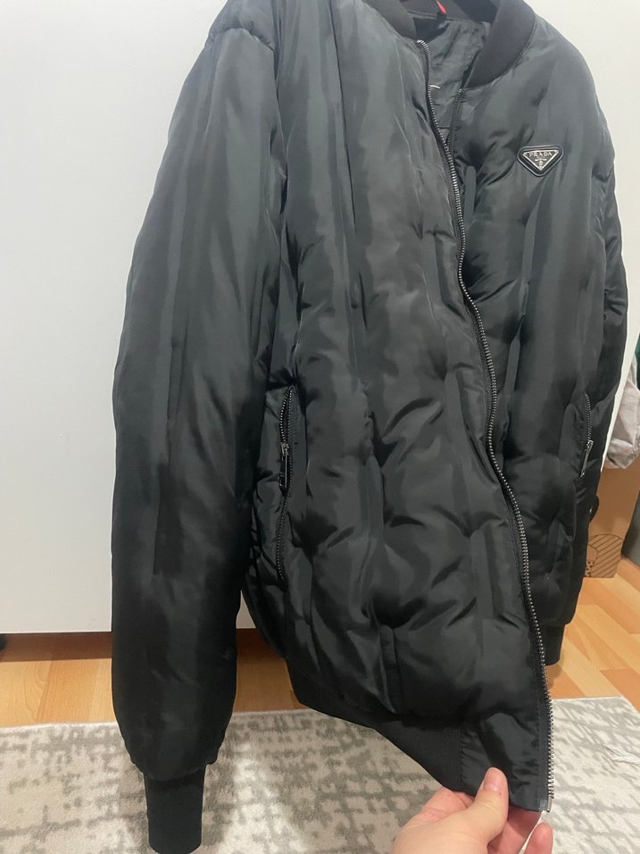 Siyah Fermuarlı Erkek Mont - Görsel 5