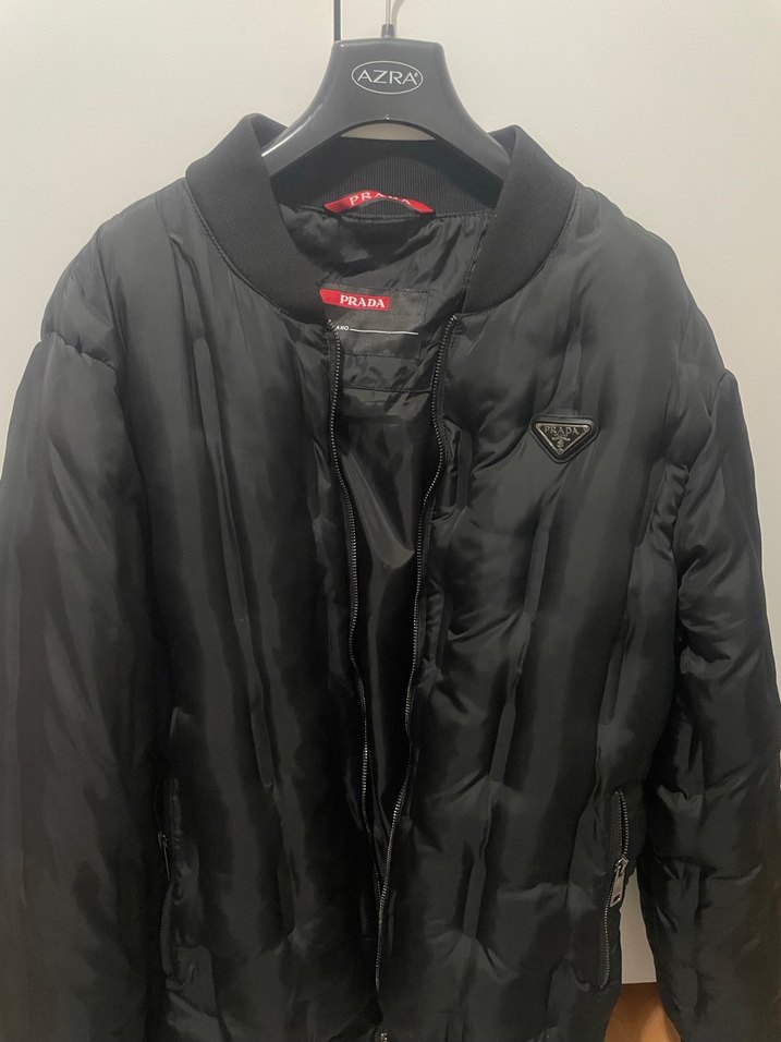 Siyah Fermuarlı Erkek Mont - Görsel 2