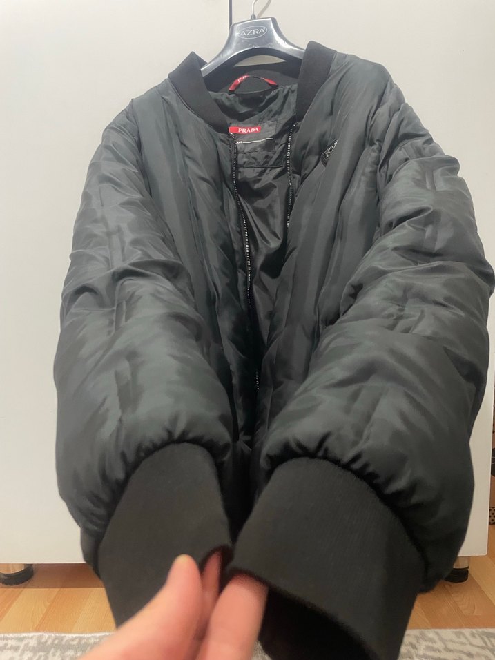 Siyah Fermuarlı Erkek Mont - Görsel 3