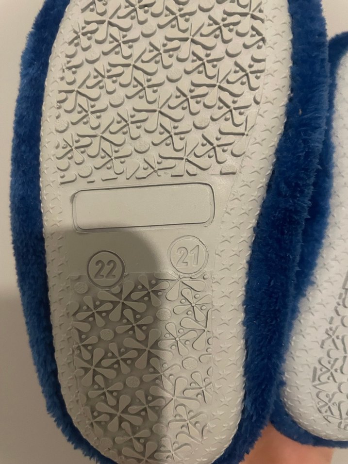 Çocuk Mavi Polar Ev Terliği - Görsel 5