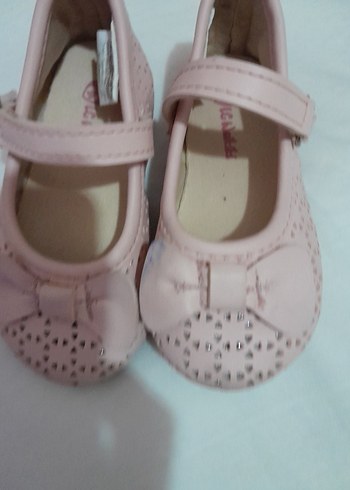Kız Çocuk Pembe Tokalı Babet - Görsel 3