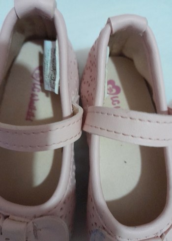 Kız Çocuk Pembe Tokalı Babet - Görsel 4