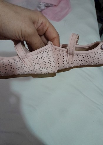 Kız Çocuk Pembe Tokalı Babet - Görsel 8