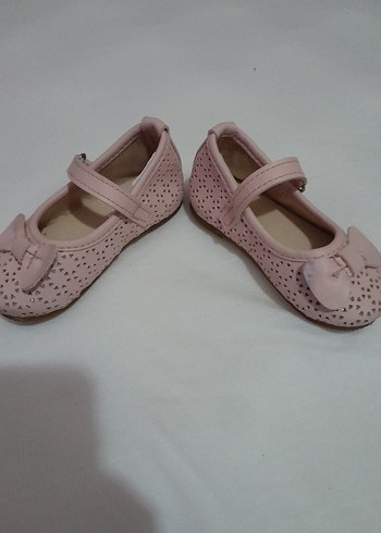 Kız Çocuk Pembe Tokalı Babet - Görsel 9