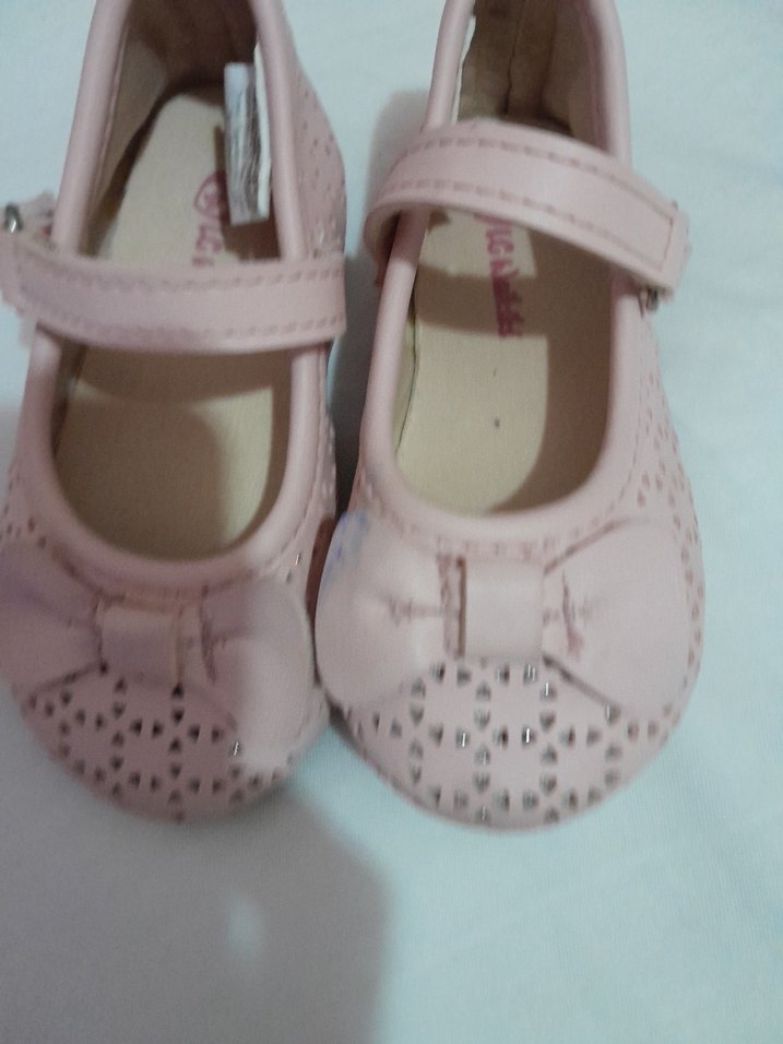 Kız Çocuk Pembe Tokalı Babet - Görsel 3