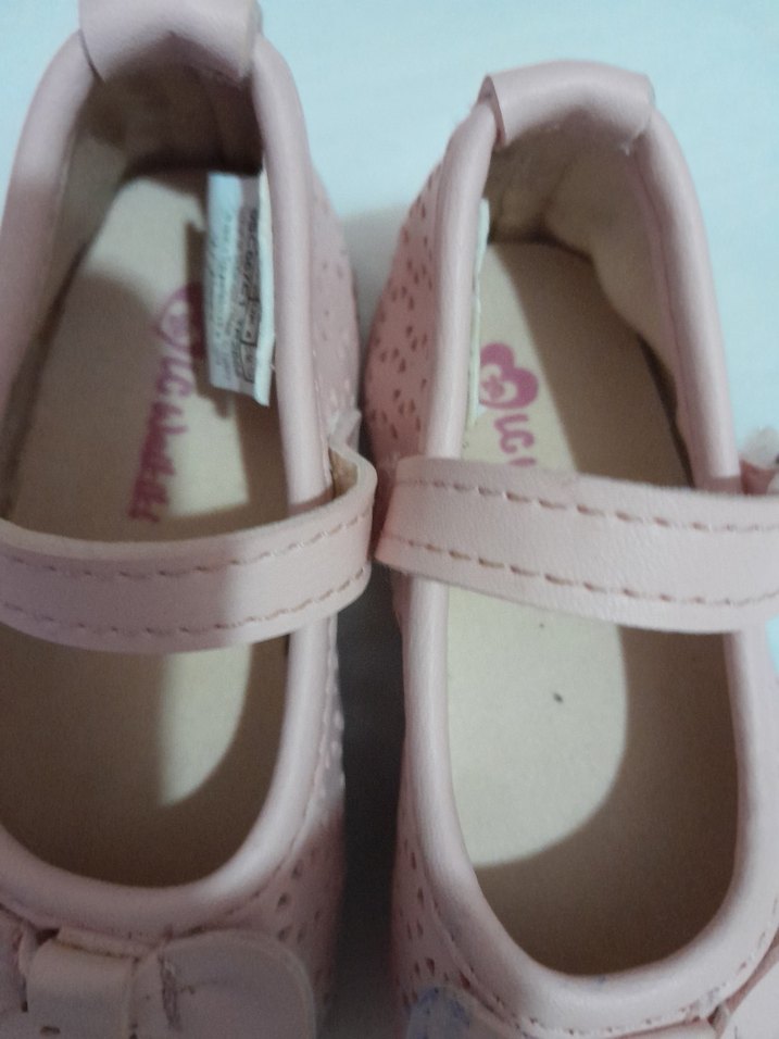 Kız Çocuk Pembe Tokalı Babet - Görsel 4