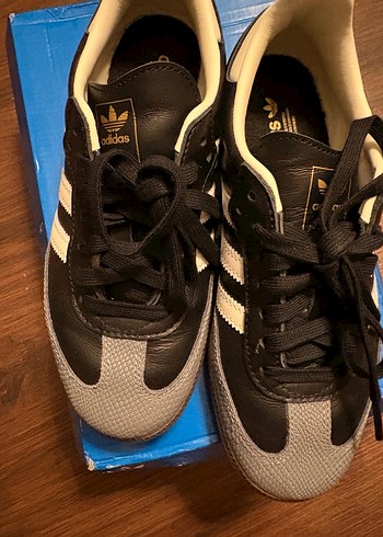 Siyah Adidas Samba Kadın Spor Ayakkabı - Görsel 2