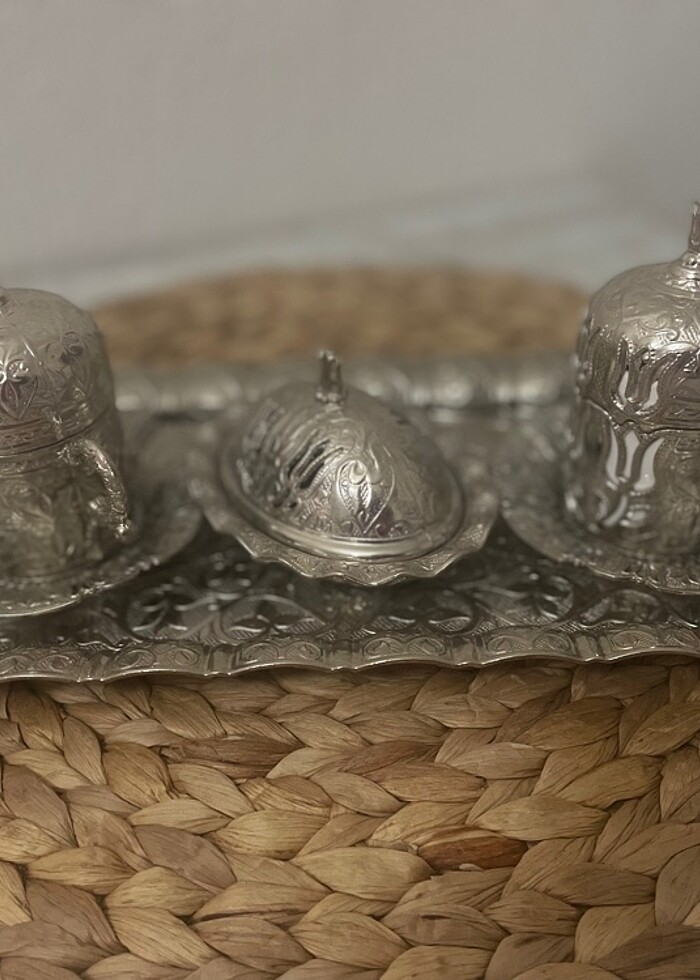 Bakır fincan seti - Görsel 2