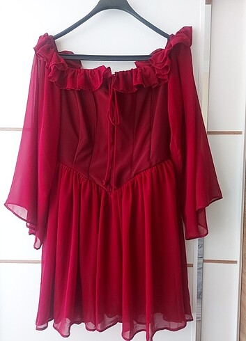 Trendyol & Milla Trendyolmilla Bordo Elbise