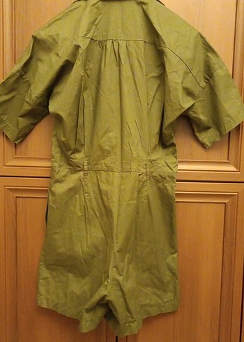 Yeşil renk kısa kollu mango tulum - Görsel 6