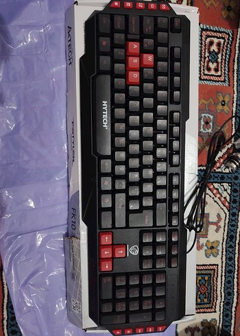 Hytech Çok Renkli Kablolu Klavye
