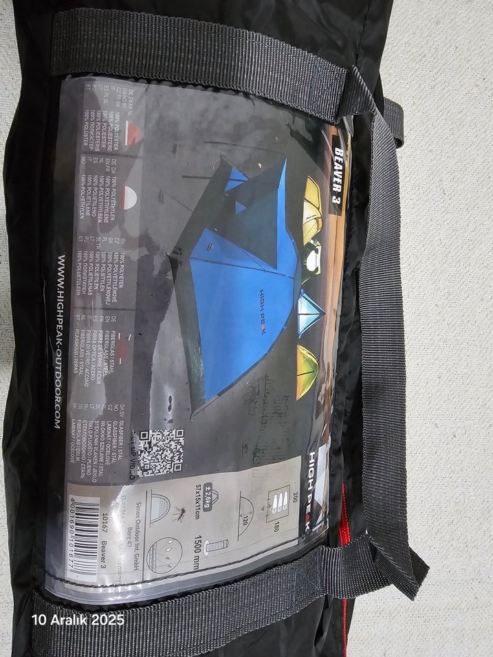 High peak 3 kişilik kamp çadırı - Görsel 3