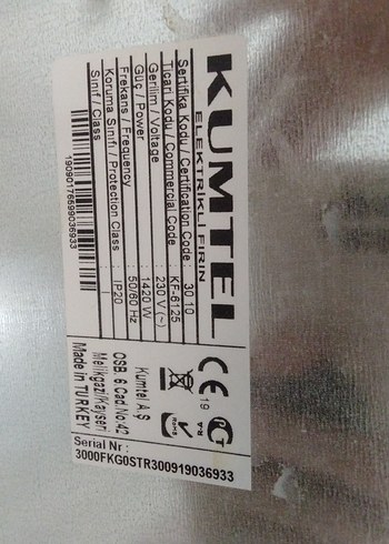 kumtel mini firin - Görsel 5